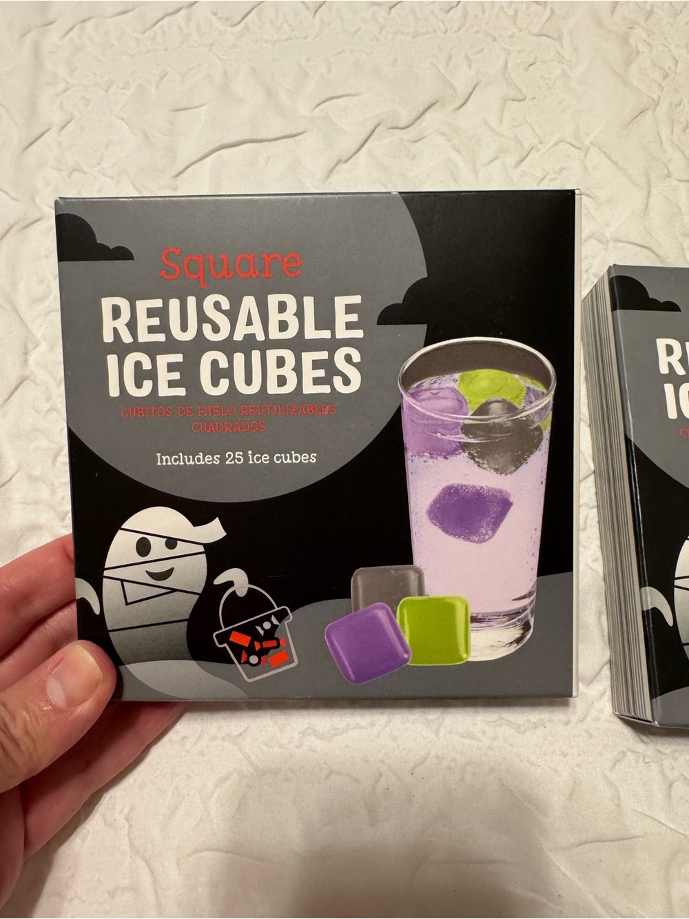 Source Unknown Reusable Square Ice Cubes - Purple & Lime